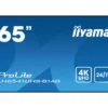 iiyama ProLite LH6541UHS-B2 Écran d'affichage numérique de 65 pouces avec une résolution 4K UHD et un fonctionnement 24 heures sur 24, 7 jours sur 7