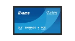 iiyama ProLite S2225AS-B1P Écran d'affichage de 22 pouces, optimisé par le système de gestion de contenu intégré iiSignage².