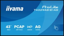 iiyama ProLite T4329AS-B1AG écran PCAP interactif tout-en-un de 43 pouces pour les espaces de collaboration intelligents