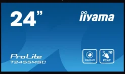 iiyama ProLite T2455MSC-B1 moniteur PCAP multitactile 10 points de 24 pouces avec webcam intégrée et support flexible