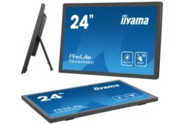 iiyama ProLite T2455MSC-B1 moniteur PCAP multitactile 10 points de 24 pouces avec webcam intégrée et support flexible