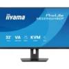 iiyama ProLite XB3294UHSCP-B1 Écran VA 4K 32 pouces avec USB-C (95 W), commutateur KVM et PiP/PbP