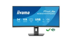 iiyama ProLite XCB3494WQSU-B1 Moniteur incurvé de 34 pouces avec support réglable en hauteur
