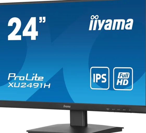 iiyama ProLite XU2491H-B1 24" IPS Moniteur, 1920 x 1080 Full HD, 100Hz, 0,5ms