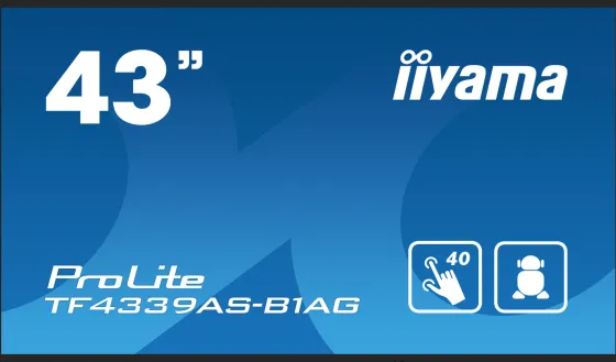 iiyama TF4339AS-B1AG - Display tactile 43"