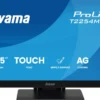 iiyama T2254MSC-B2AG Moniteur ProLite 22 pouces PCAP à écran tactile 10 points avec technologie IPS et revêtement antireflet