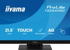 iiyama T2254MSC-B2AG Moniteur ProLite 22 pouces PCAP à écran tactile 10 points avec technologie IPS et revêtement antireflet