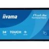 iiyama T2455MSC-B2 Écran multitactile ProLite de 24 pouces avec dalle en verre bord à bord, webcam intégrée et socle modulable