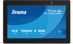 iiyama TW1625LASC-B3PNR Moniteur tactile ProLite 16 pouces PCAP avec système d'exploitation Android, lecteur NFC/RFID et bande LED RVB autour de l'écran