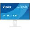 iiyama XB2797QSNP-W1 Écran ProLite QHD 27 pouces avec station d'accueil USB-C, commutateur KVM et connexion LAN