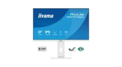 iiyama XB2797QSU-W1 Écran ProLite 27 pouces QHD IPS doté d'un cadre fin sur les quatre côtés, d'un socle ergonomique et de la certification EPEAT Silver