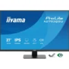 iiyama X2793QSU-B1 Écran ProLite 27 pouces doté de la technologie IPS, d'une résolution QHD, de cadres fins sur les quatre côtés et d'un concentrateur USB