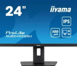 iiyama XUB2492QSU-B1 - Moniteur IPS 24", 2560 x 1440 QHD / WQHD, 100Hz, 1ms