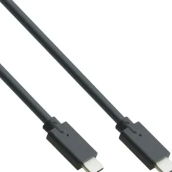 Inline Câble USB 3.2 Gen.2 – connecteur USB Type-C/connecteur USB Type-C, noir, 0,5 m