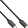 Inline Câble USB 3.2 Gen.1x2 - connecteur USB Type-C/connecteur USB Type-C, noir, 3 m