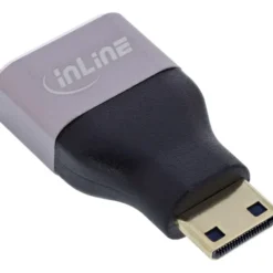 InLine HDMI Adapter connecteur HDMI A femelle / Connecteur Mini HDMI C mâle, 8K UHD
