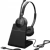 Jabra Engage 55 SE - DECT, USB-A - casque sans fil double certifié pour Microsoft Teams | avec support de charge