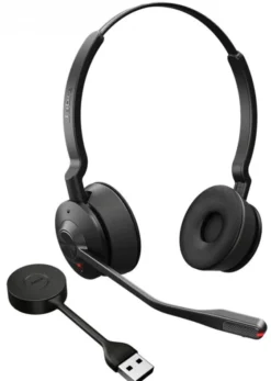 Jabra Engage 55 SE - DECT, USB-A - casque sans fil double certifié pour les plateformes de communications unifiées | sans support de charge