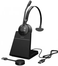 Jabra Engage 55 SE - DECT, USB-C - micro-casque sans fil certifié pour Microsoft Teams | avec support de charge