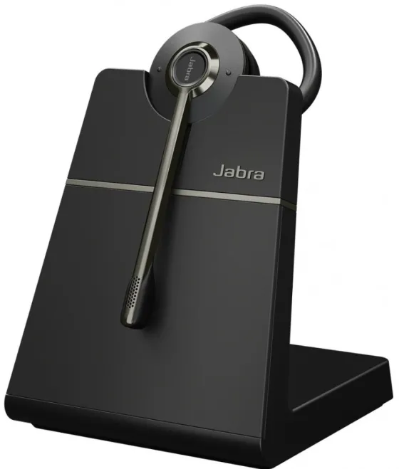 Jabra Engage 55 SE - DECT, USB-C - micro-casque sans fil convertible mono avec crochet d'oreille | certifié pour Microsoft Teams | avec support de charge