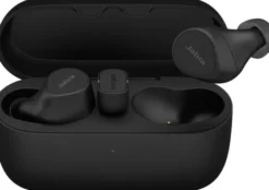 Jabra Evolve2 Buds Écouteurs Bluetooth intra-auriculaires - USB-C - certifiés pour Microsoft Teams, Wireless Charging Pad