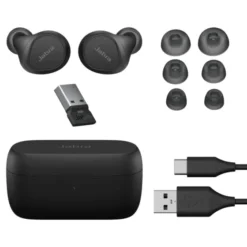 Jabra Evolve2 Buds Écouteurs Bluetooth intra-auriculaires - USB-C - certifiés pour les plateformes UC