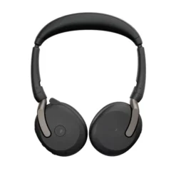 Jabra Evolve2 65 Flex Link380a MS Stereo - Micro-casque stéréo sans fil avec USB-A - certifié pour Microsoft Teams, socle de chargement inclus