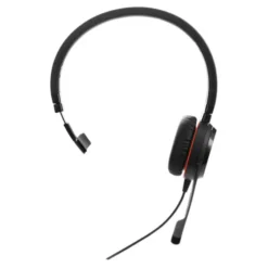 Jabra Evolve 30 II - USB-A/USB-C - Micro-casque filaire mono certifié pour Microsoft Teams | jack 3,5 mm