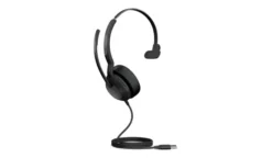 Jabra Evolve2 50 Link380a MS Mono - Micro-casque mono filaire avec USB-A certifié pour Microsoft Teams