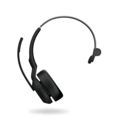 Jabra Evolve2 55 Link380c MS Mono - Micro-casque mono sans fil avec USB-C certifié pour Microsoft Teams