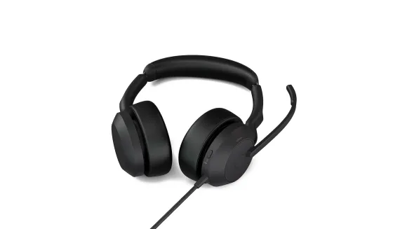 Jabra Evolve2 50 Link380c UC Stereo - Micro-casque filaire stéréo avec USB-C