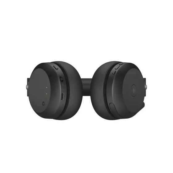Jabra Evolve2 75 - Micro-casque stéréo sans fil pour MS avec base, Bluetooth, USB-C, noir