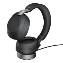 Jabra Evolve2 85 - Micro-casque stéréo USB-A MS avec base pour Microsoft Teams, noir