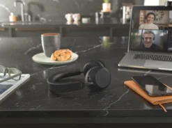 Jabra Evolve2 75 - Micro-casque stéréo sans fil pour UC, Bluetooth, USB-C, noir