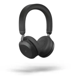 Jabra Evolve2 75 - Micro-casque stéréo sans fil pour MS, Bluetooth, USB-C, noir