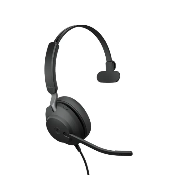 Jabra Evolve2 40 SE - Micro-casque mono filaire USB-A certifié pour Microsoft Teams