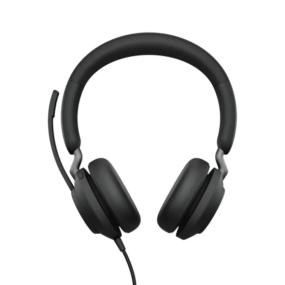 Jabra Evolve2 40 SE - Micro-casque stéréo filaire certifié pour Microsoft Teams, avec USB-C