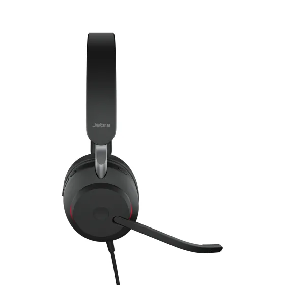Jabra Evolve2 40 SE - Micro-casque stéréo filaire certifié pour Microsoft Teams, avec USB-C