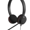 Jabra Evolve 20 UC Duo - Casque stéréo filaire pour téléphonie VoIP
