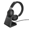 Jabra Evolve2 65 USB-A UC - Micro-casque Stéréo avec base, noir