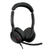 Jabra Evolve2 50 - USB-A/USB-C - double micro-casque filaire certifié pour les plateformes UC | sans BT