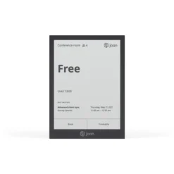 Joan 6 Pro E-Paper Système de réservation de salles en noir