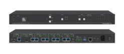 Kramer Distributeur VM-218DTXR audio stéréo, Ethernet, IR, RS–232, HDMI 4K60 4:2:0 & HDBaseT 2x1:8