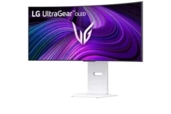 LG UltraGear™ 34GX90SA-W moniteur de jeu intelligent incurvé OLED 34 pouces avec 240 Hz, webOS et IA