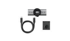 Logitech MX Brio Webcam UHD 4K avec amélioration de l'image par IA et deux microphones à formation de faisceaux pour la suppression du bruit