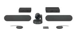 Logitech Rally Plus - Système de vidéoconférence, 3840 x 2160 4K UHD, 13 MP, 60 fps, 90°