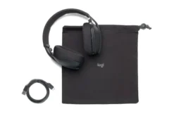 Logitech Zone Vibe 100 - Oreillette sans fil Bluetooth circum-aural, graphite
