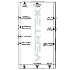 Matrice HDMI 2x2 HDFury Vertex avec scaler et convertisseur de format intégrés