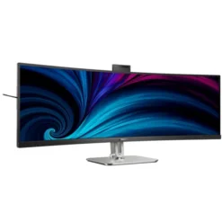 Moniteur professionnel incurvé SuperWide 32:9 Philips 49B2U6900CH avec USB-C et webcam 5 MP intégrée