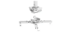 Neomounts CL25-550WH1 Support de fixation au plafond pour vidéoprojecteur - Hauteur : 74,5 à 114,5 cm